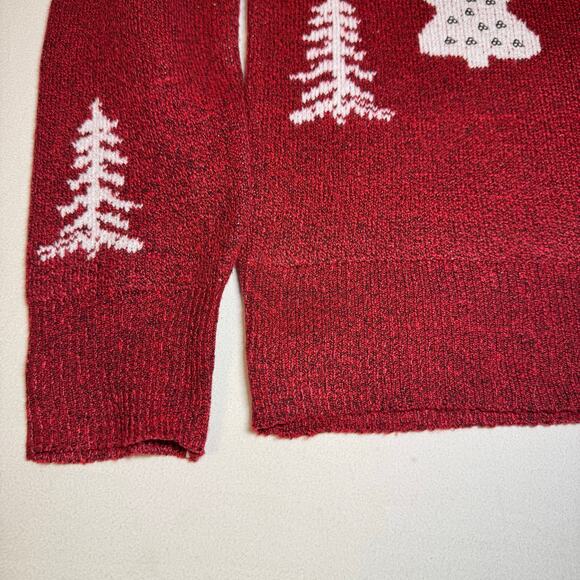 Women’s Holiday Time Christmas tree sweater with sequins. Size L (12-14). - Picture 9 of 9